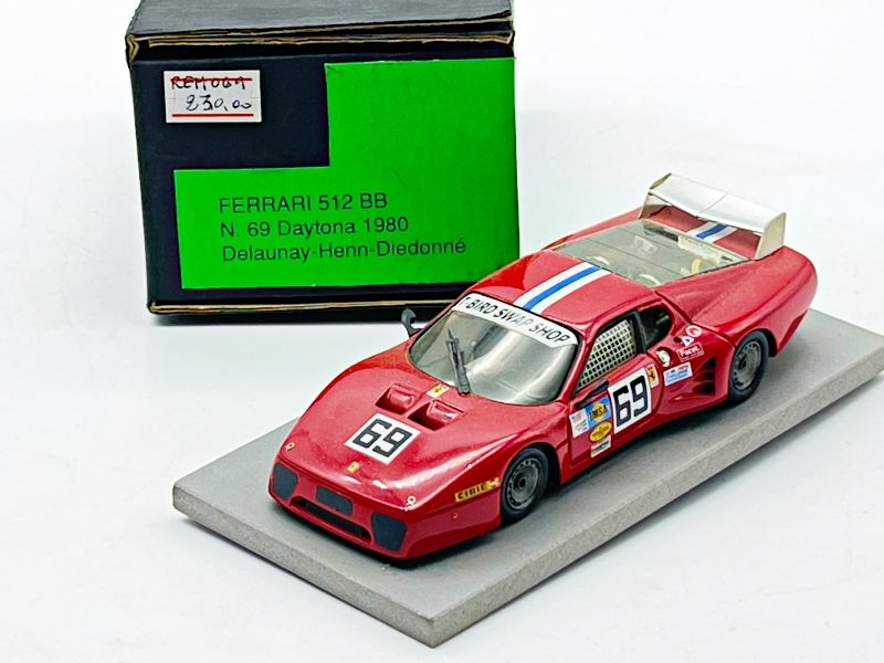 REMEMBER - REM002 - FERRARI 512 BB N. 69 DAYTONA 1980 DELAUNAY-HENN-DIEDONNE