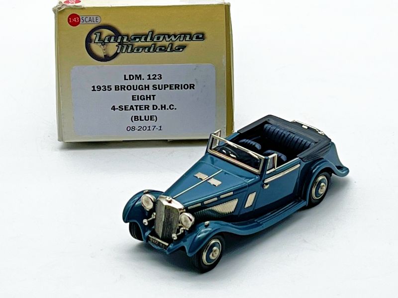 LANSDOWNE MODEL - LDM123 1935 BROUGH SUPERIOR EIGHT 4-SEATER D.H.C. (BLUE)