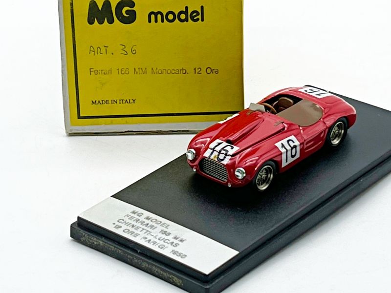 MG MODEL - MGM36 FERRARI 166 MM MONOCARB. 12 ORE