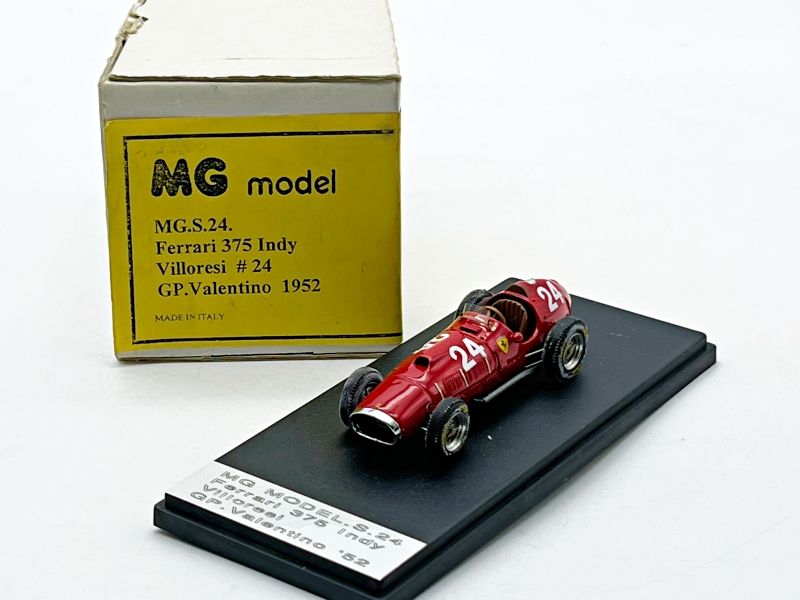 MG MODEL - MGS24 - FERRARI 375 INDY VILLORESI N.24 GP. VALENTINO 1952