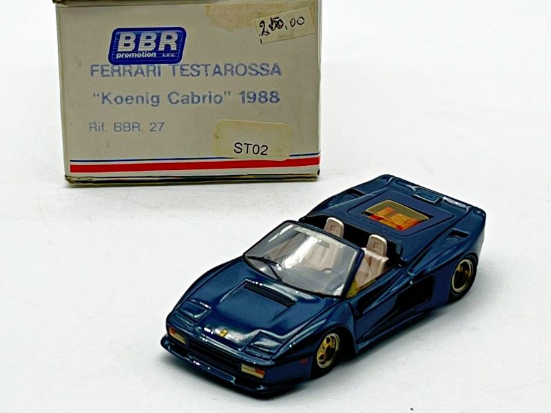 BBR MODELS - BBR027 FERRARI TESTAROSSA KOENIG CABRIO 1988