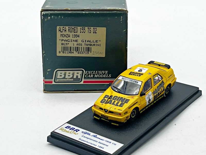 BBR MODELS - BG37 ALFA ROMEO 155 DS D2 MONZA 1994 PAGINE GIALLE