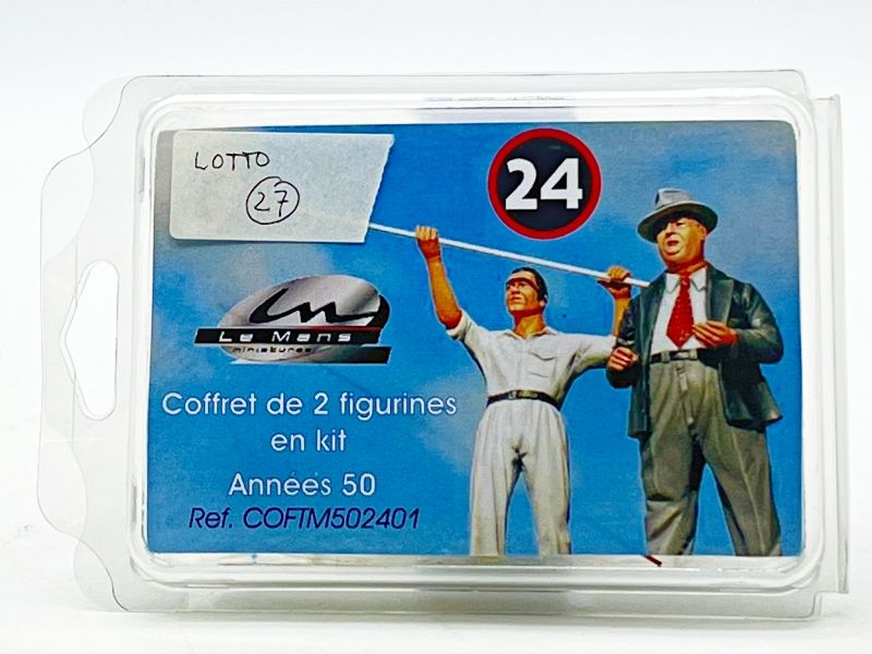 LE MANS MINIATURES - COFTM502401 - COFFRET DI 2 PERSONAGGI IN KIT ANNI 50