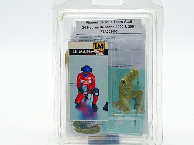 LE MANS MINIATURES - LMFTA002405 - VISSEUR DE ROUE TEAM AUDI 24 HEURES DU MANS 2000-2001
