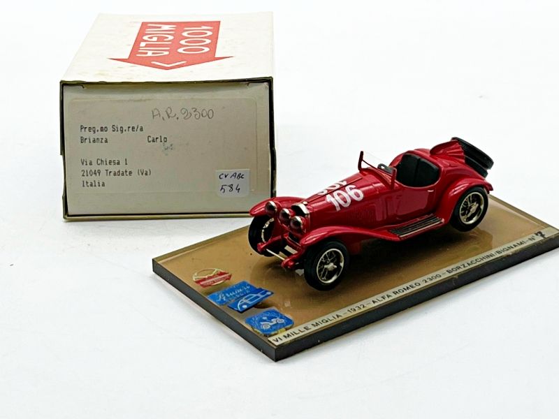 CVABC584 SERIE MILLE MIGLIA -  ALFA ROMEO 2300 1932 VI MILLE MIGLIA