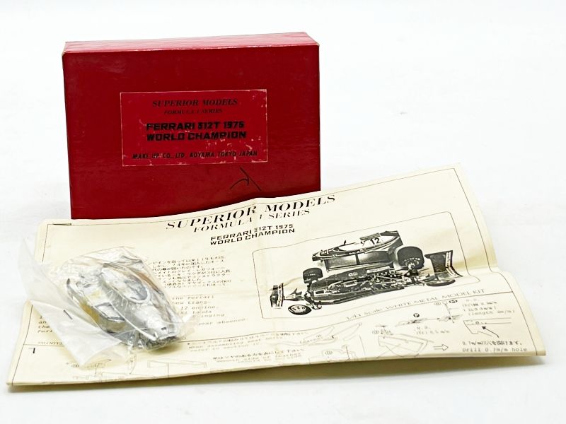CVABC624 - SUPERIOR MODEL MAKE UP - FERRARI 312T 1975 WORLD CHAMPION KIT
