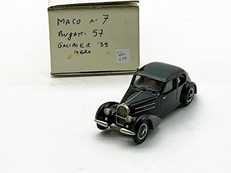 CVABC649 - MA COLLECTON - MACO07 BUGATTI 57 GALIBIER 1939 NERA