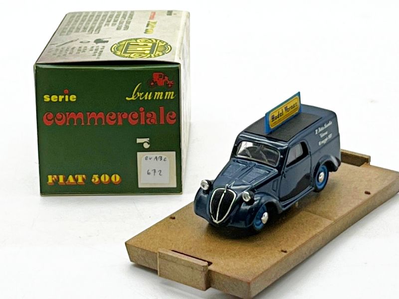 CVABC672 - BRUMM FIAT 500 PROMOZIOANLE MOSTRA DI VERONA