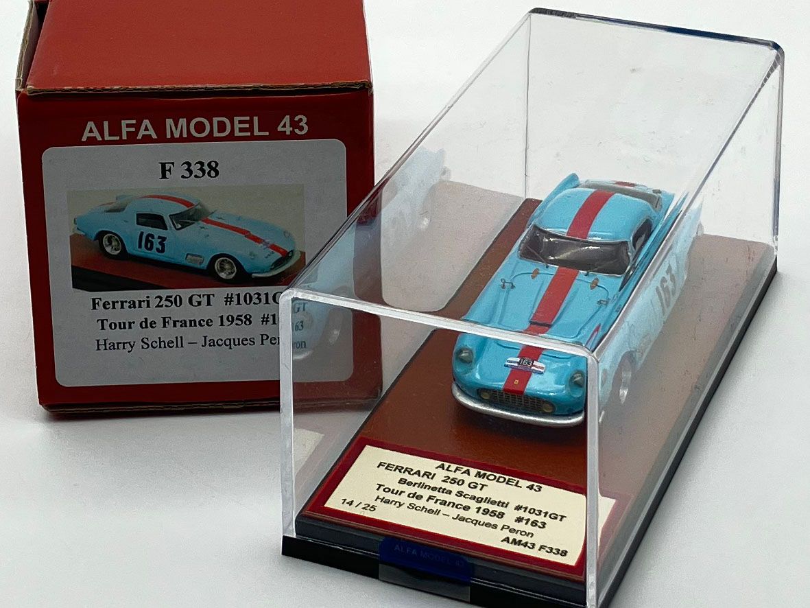 ALFA MODEL AM43F338 - Ferrari 250 GT n.1031GT Tour de France 1958 n.163 Schell-Peron