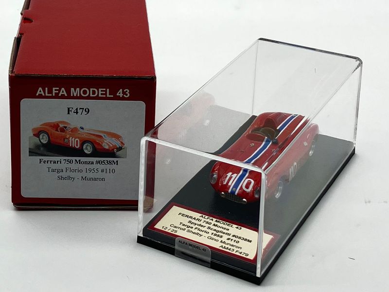 ALFA MODEL AM43F479 - Ferrari 750 Monza n.0538M Targa Florio 1955 n.110