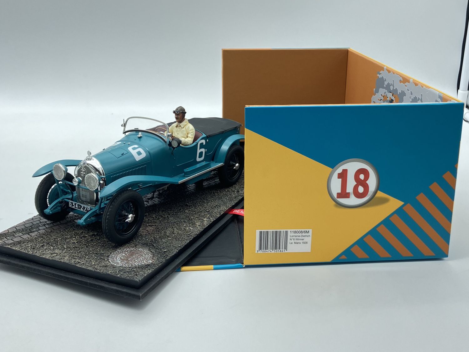 LE MANS MINIATURES - LM118008-6M - Lorraine Dietrich n.6 Winner LM 1926 ouverte LE MANS MINIATURES - LM118008-6M - Lorraine Dietrich n.6 Winner LM 1926 ouverte