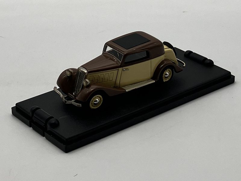 MACO96 - SALMSON S4 D M64 faux cabriolet 1934-35 brun-beige MACO96 - SALMSON S4 D M64 faux cabriolet 1934-35 brun-beige