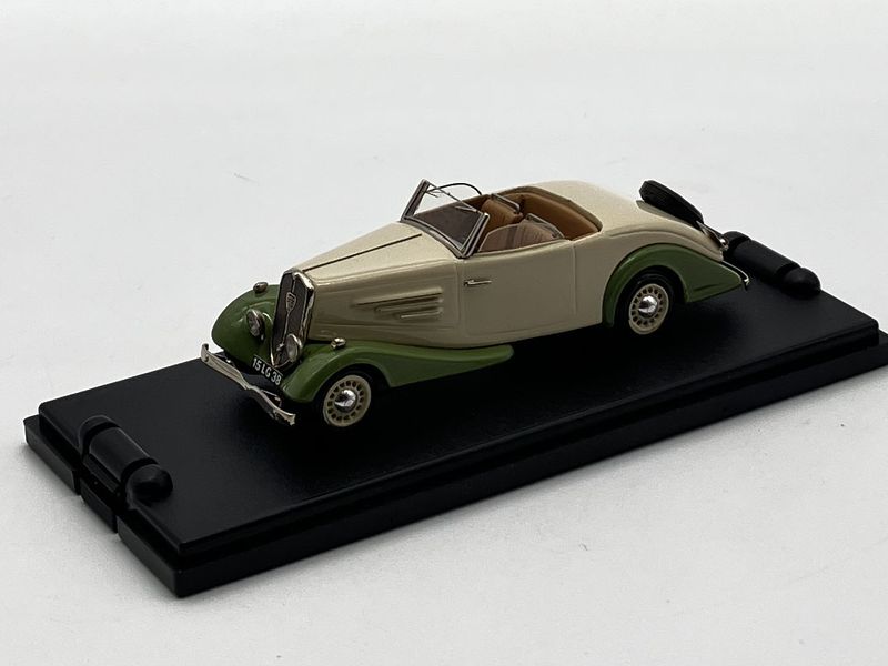 MACO79A - PEUGEOT 601 Eclipse coupe 1935 green-cream - MACO79A - PEUGEOT 601 Eclipse coupe 1935 green-cream -