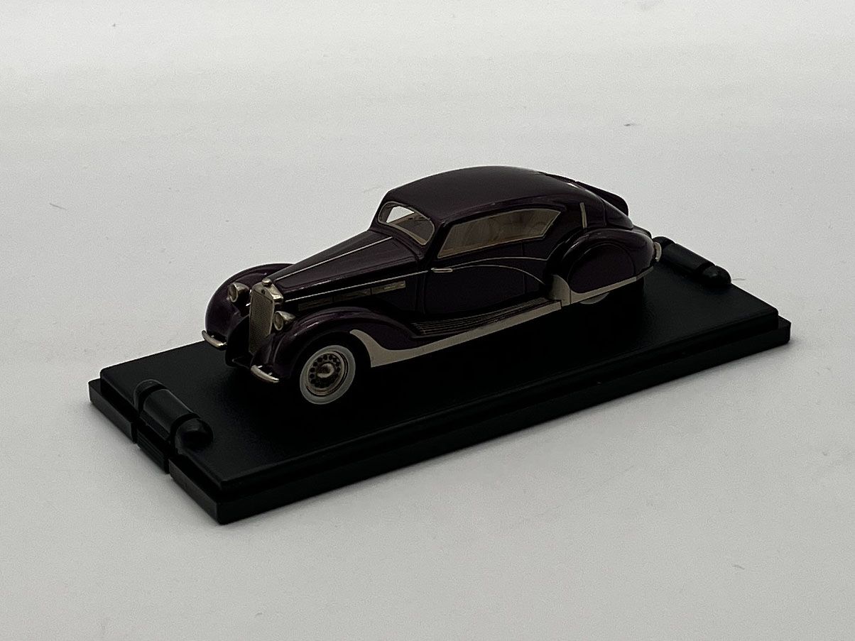 MACO89A - DELAGE D8 120 coupe Aerosport Letourneur Marchand 1937 restaure chrome-noir MACO89A - DELAGE D8 120 coupe Aerosport Letourneur Marchand 1937 restaure chrome-noir