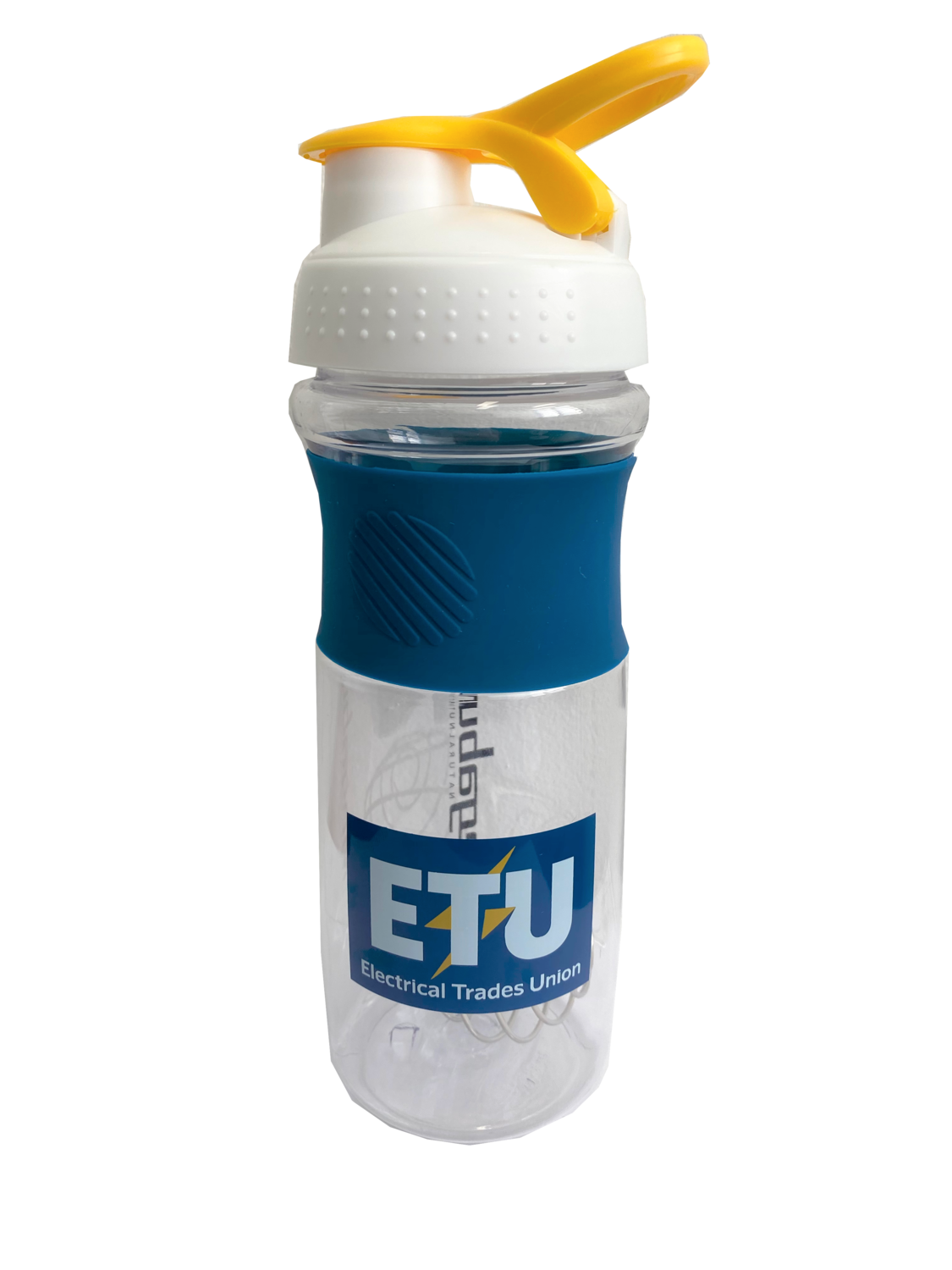 ETU blender bottle with grip