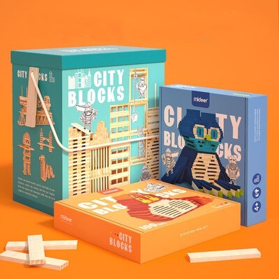 Creative Tower City Blocks Cool Colour- 100 Pcs
