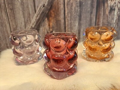 Waxinelichthouder  rood