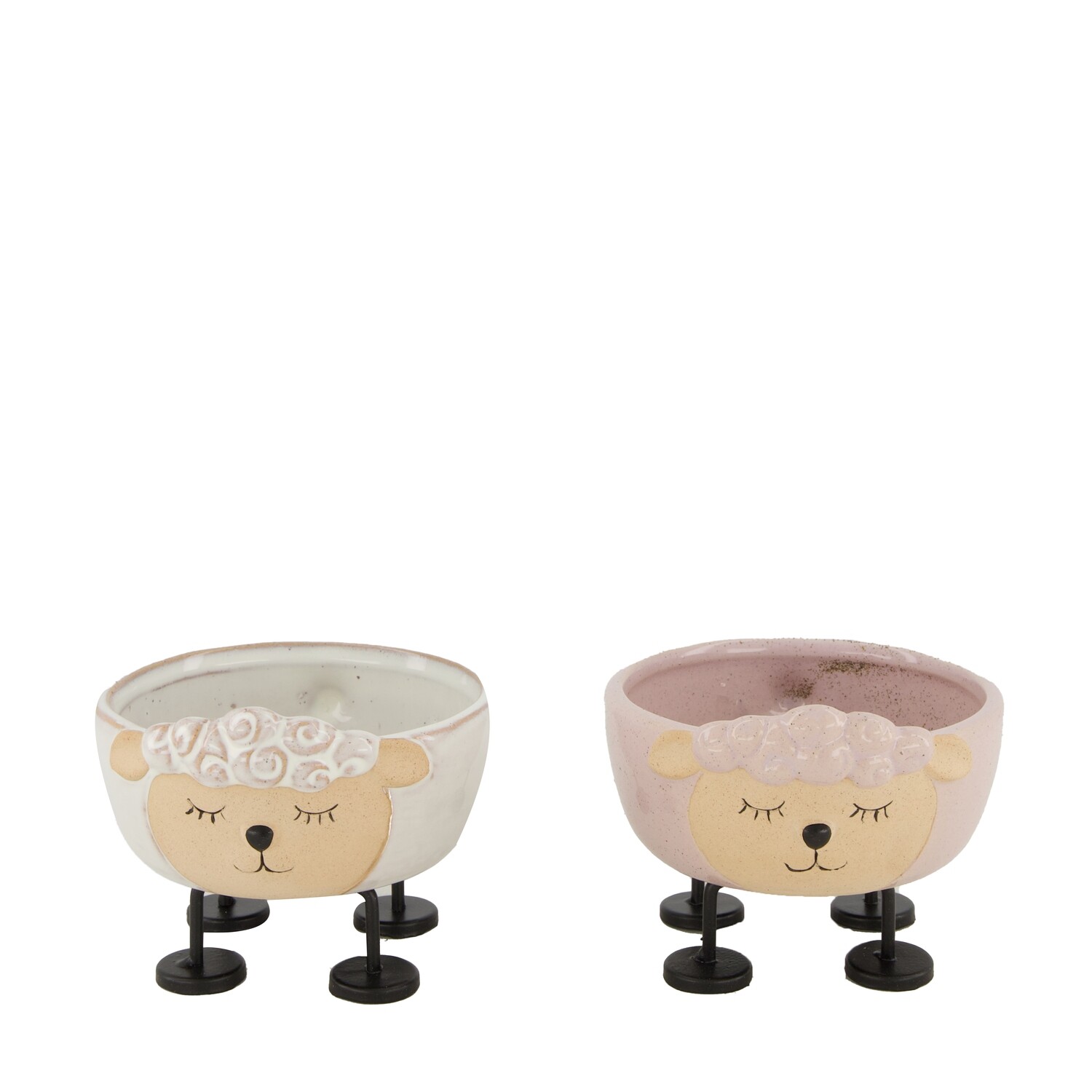 Planter schaap gebroken wit