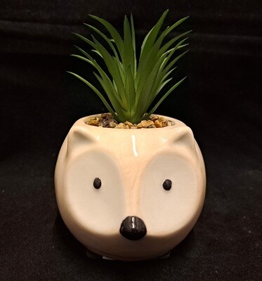 Planter dierenhoofd met plantje