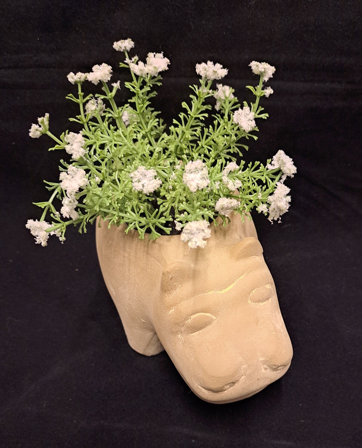 Planter nijlpaard beton