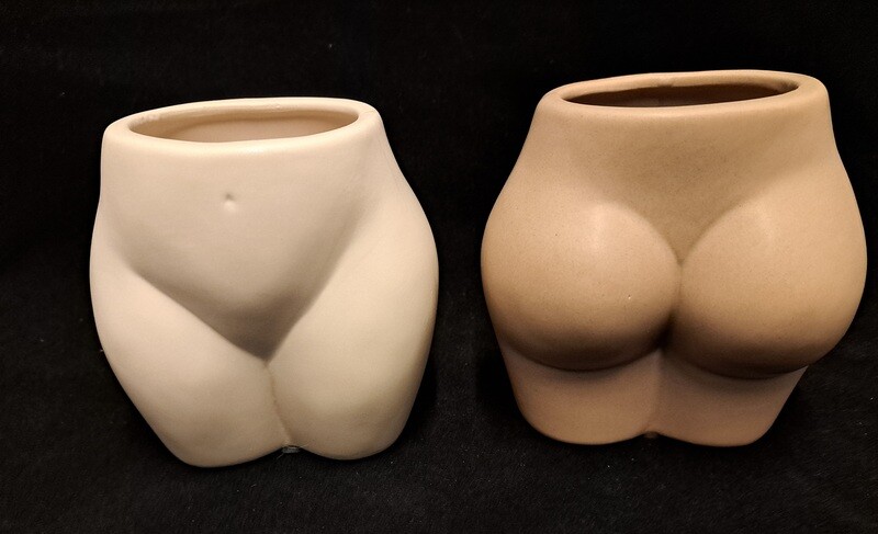 Planter blote billen rose