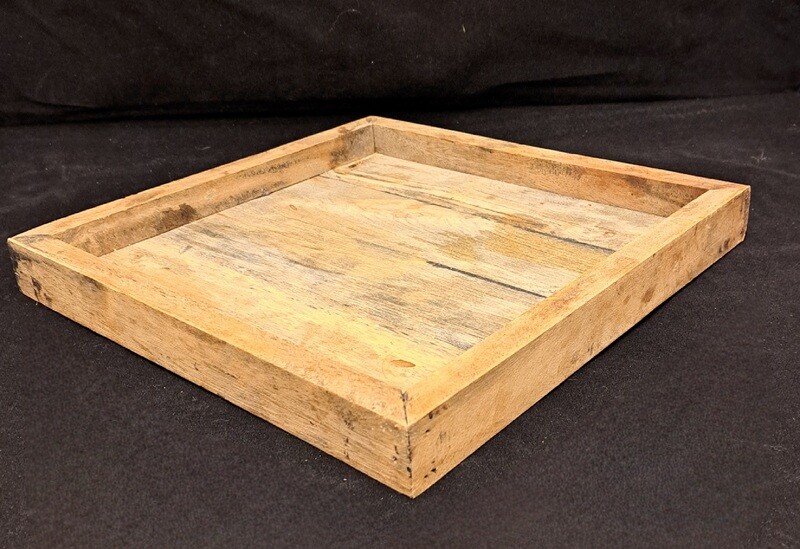Dienblad hout vierkant