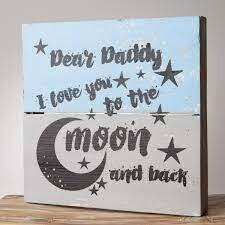 Tekstbord Dear Daddy
