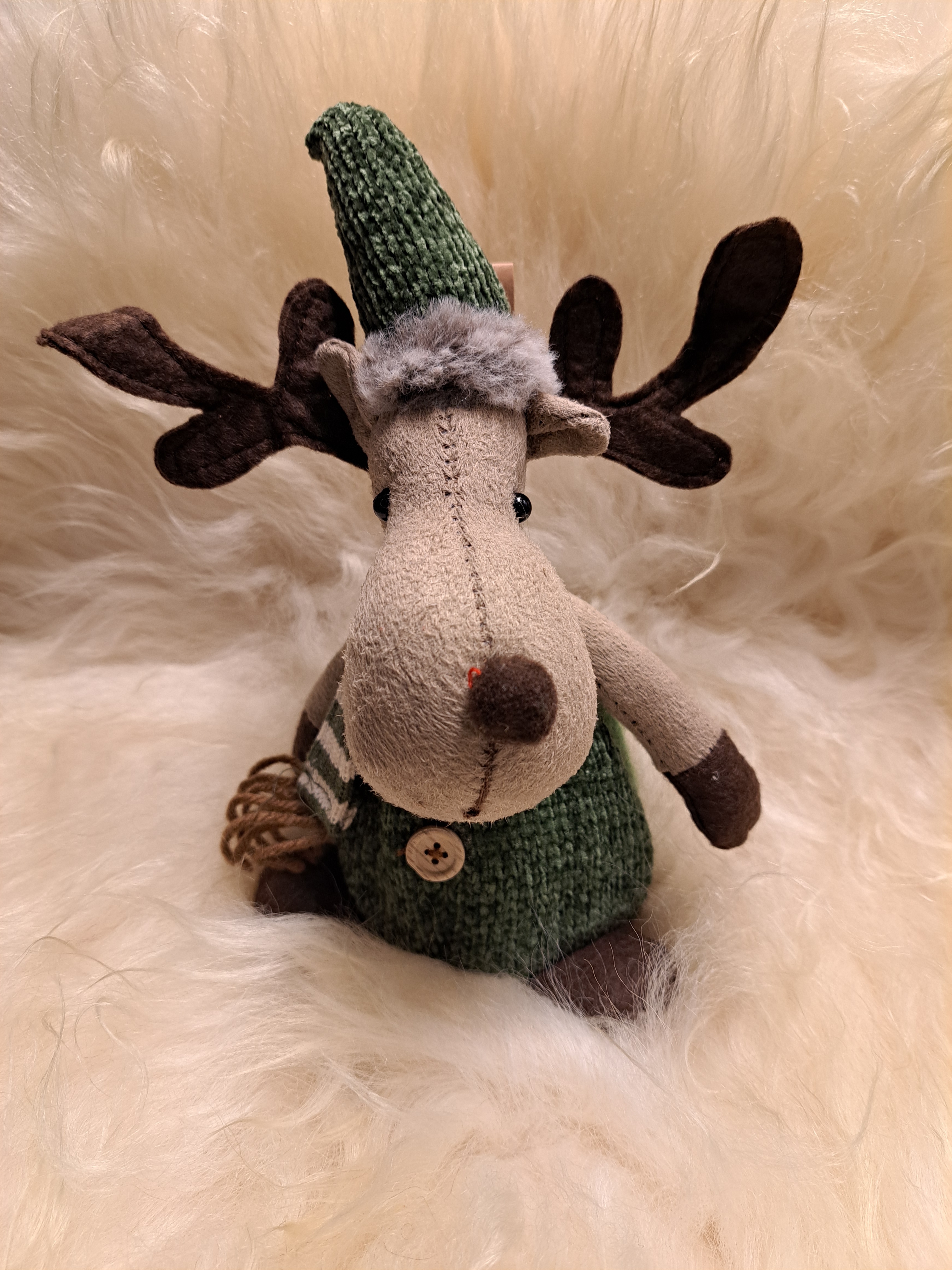 Rendier groene trui