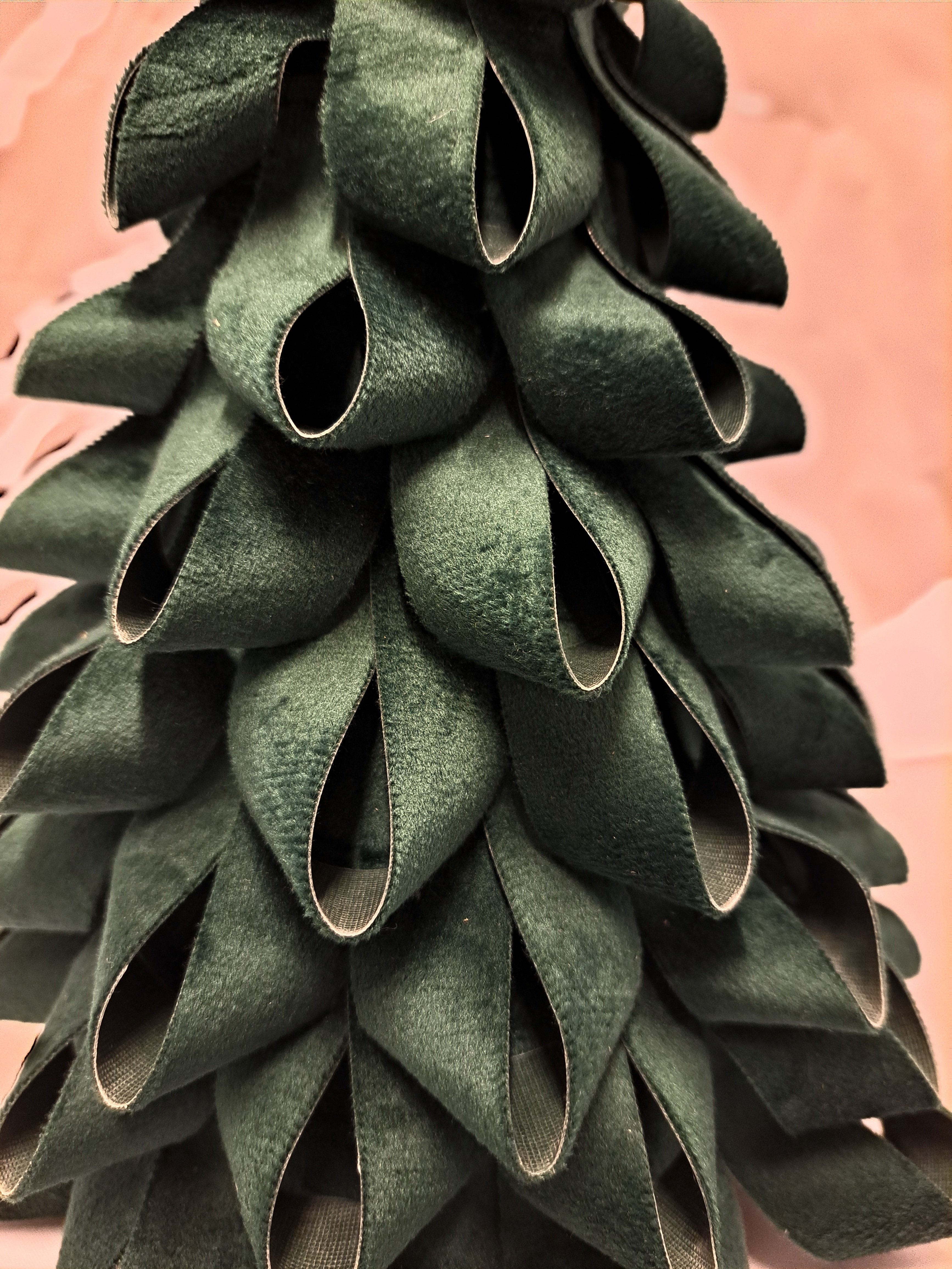 Kerstboom groen fluweel