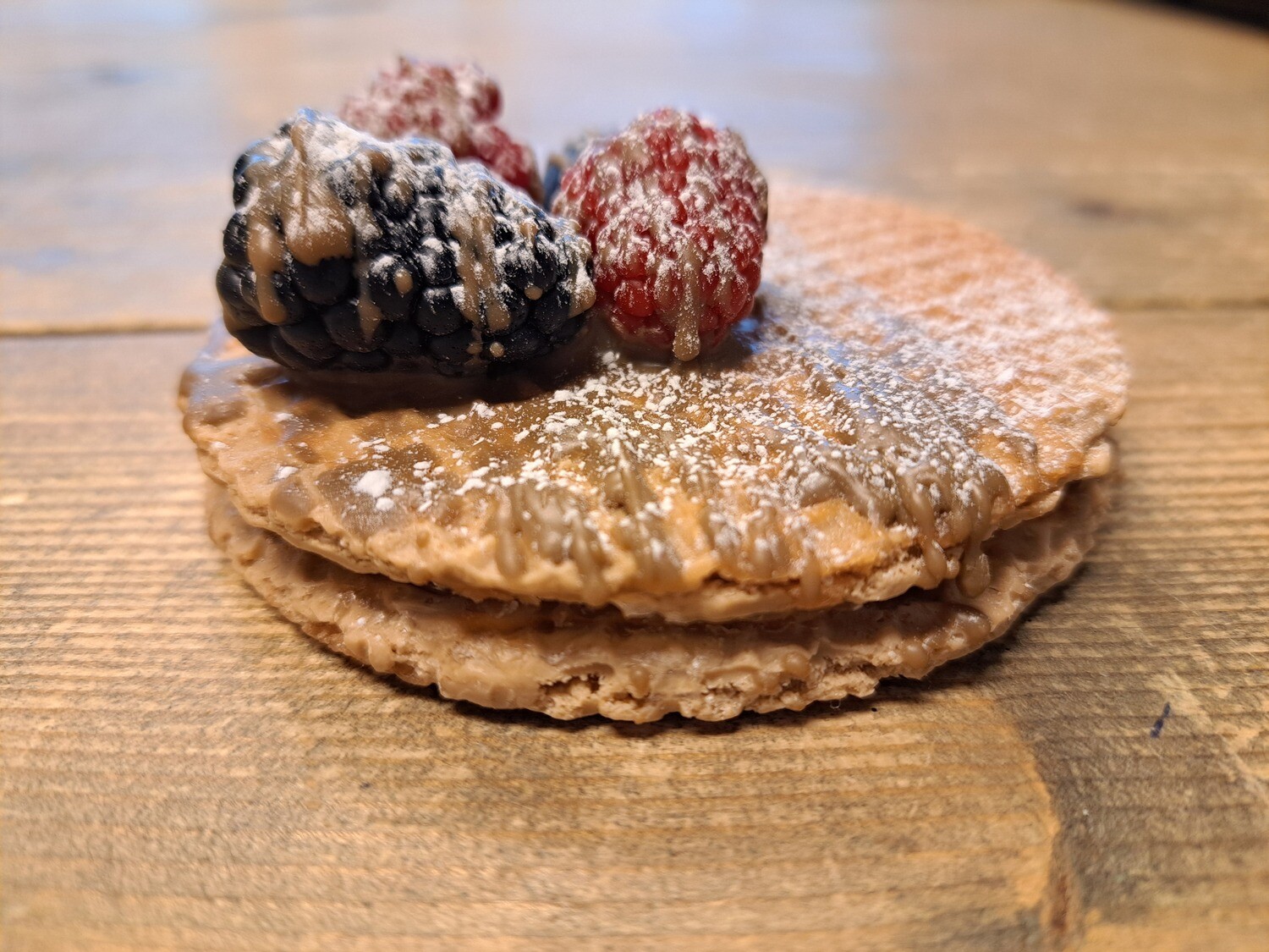 Zeepje wafels met fruit