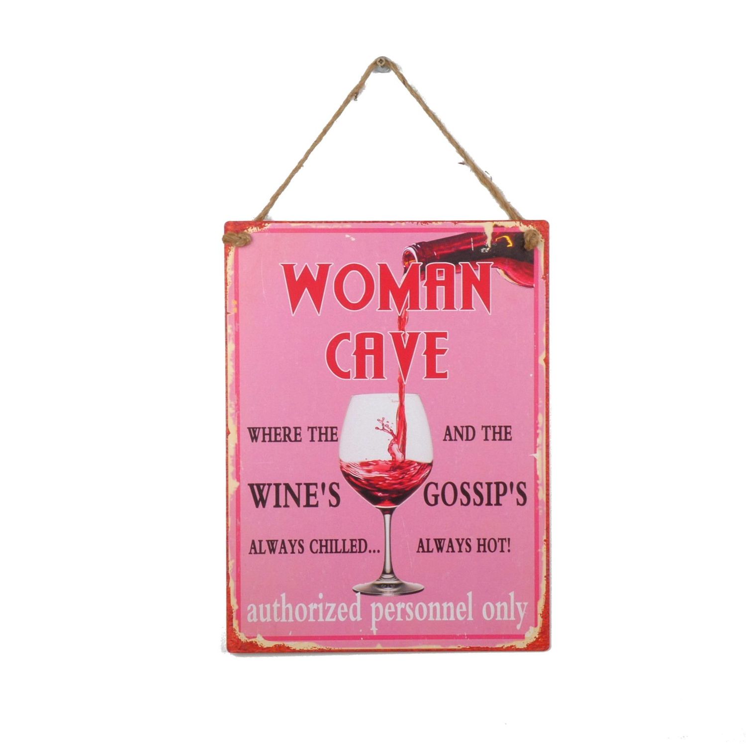 Tekstbord Woman Cave