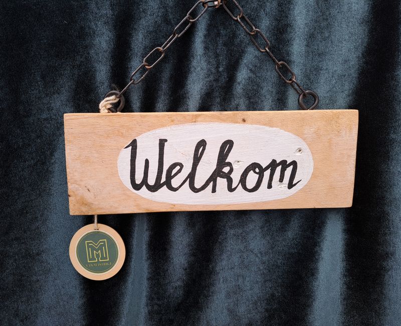 Welkom bordje