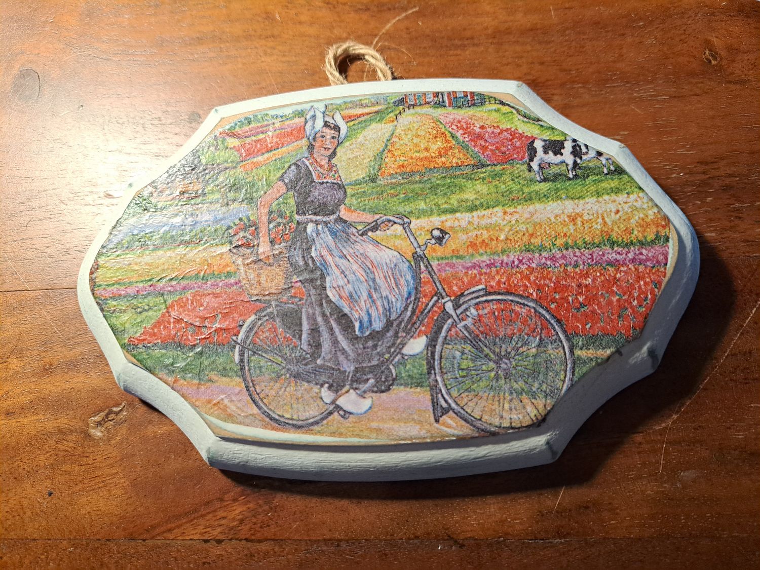Bordje klederdracht/bollen