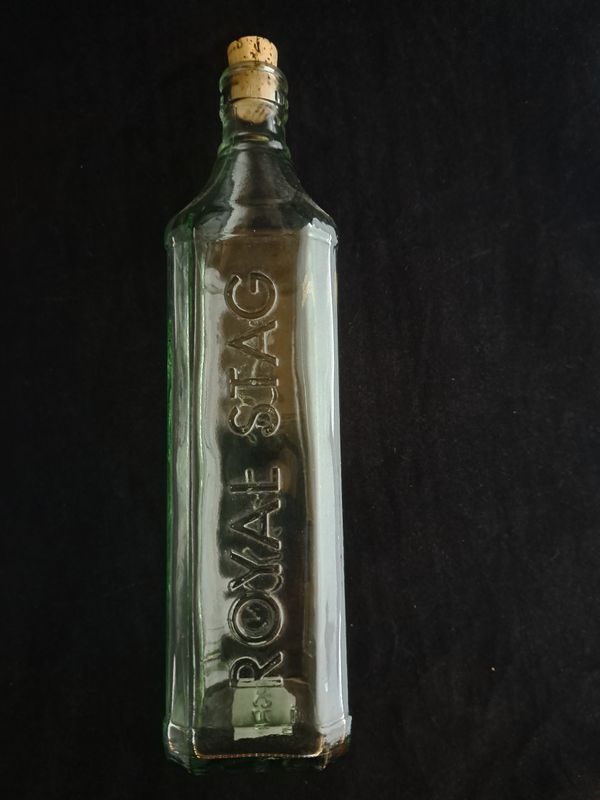 Vintage fles met kurk