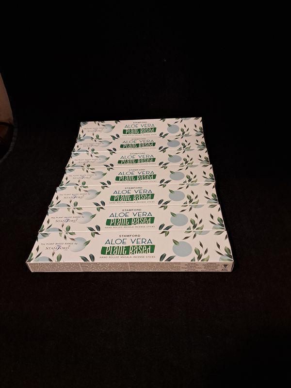 7 doosjes wierook aloe vera