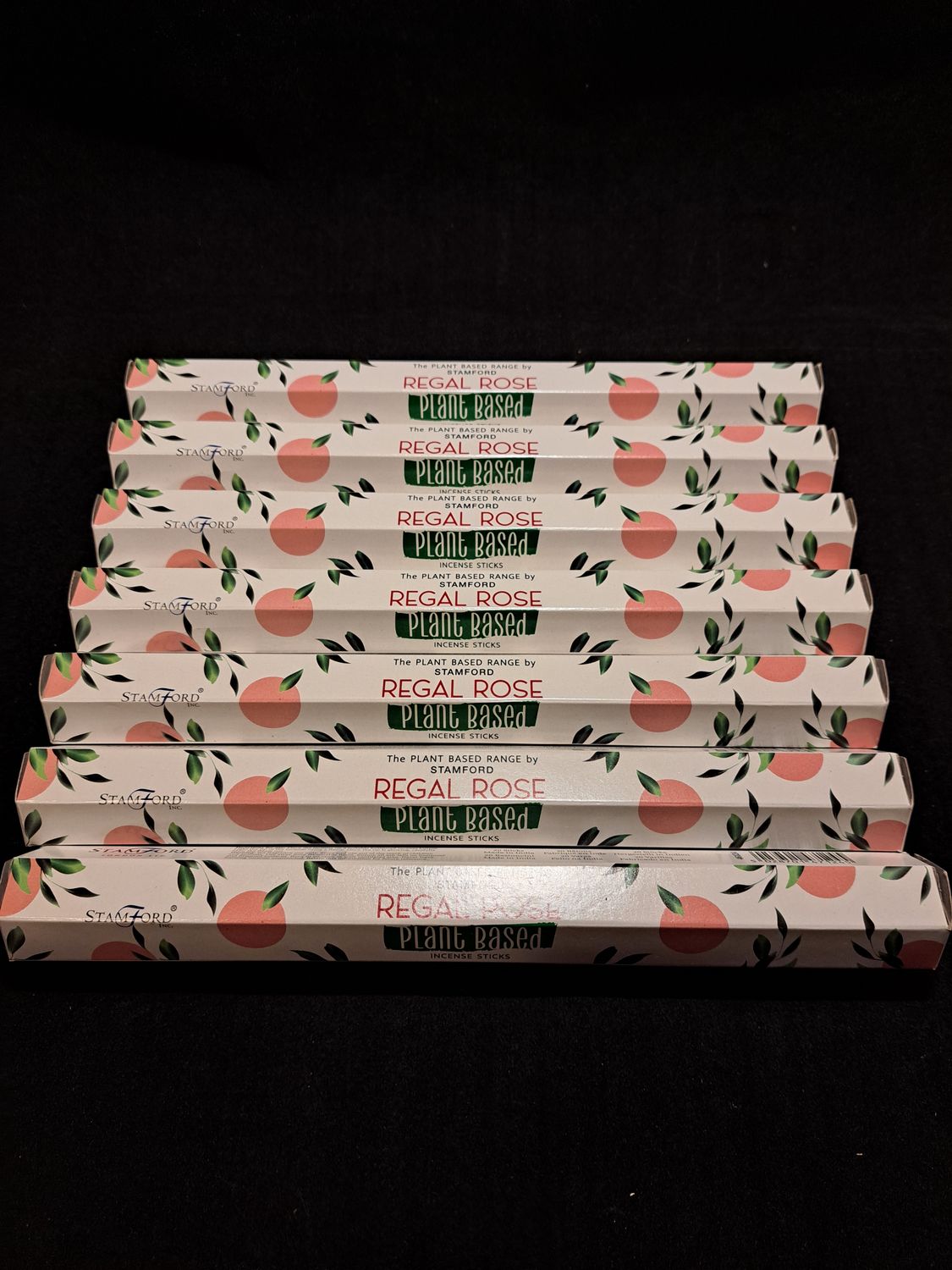 7 doosjes wierook Regal Rose