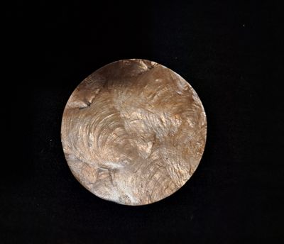 Parelmoer onderzetter zacht bruin