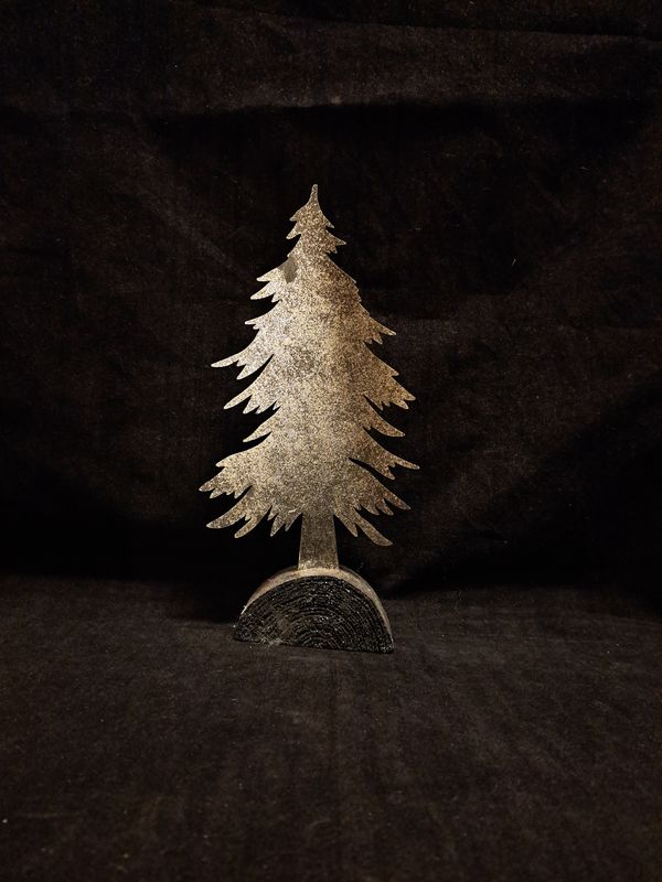 Kerstboom zilver
