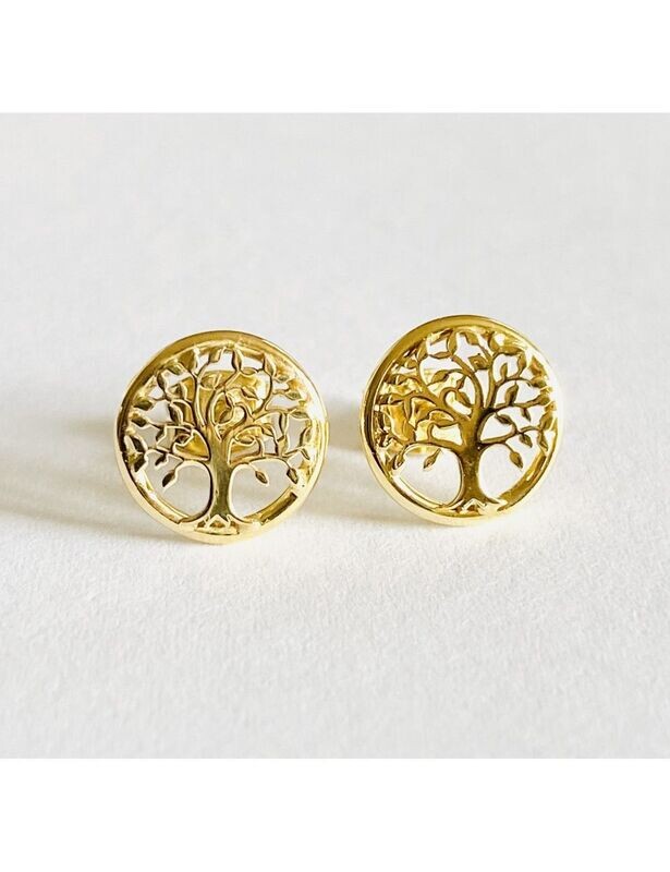 Boucles d'oreilles arbre de vie
