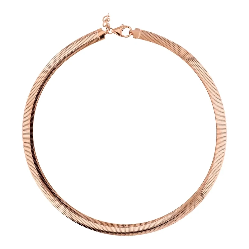 Collier ras du cou à chaîne Omega