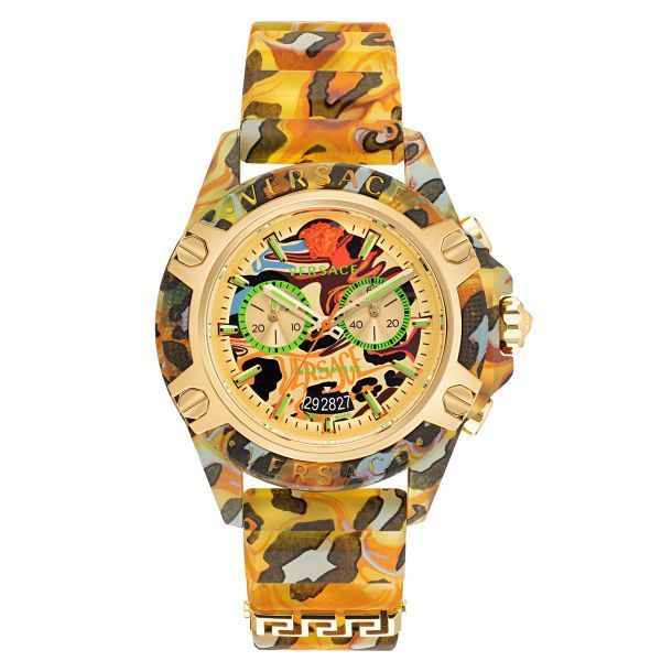 Chrono Active Jaune Leopard