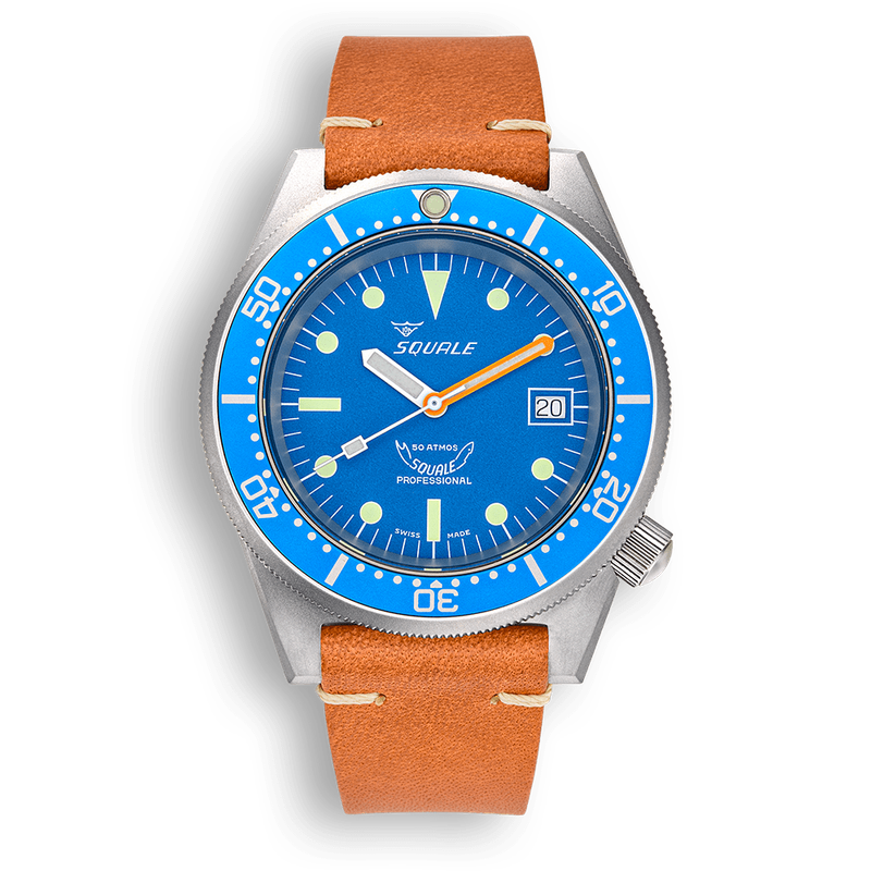 Blue Blasted Cuir