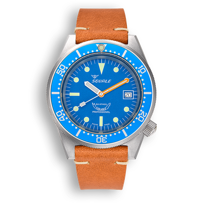 Blue Blasted Cuir