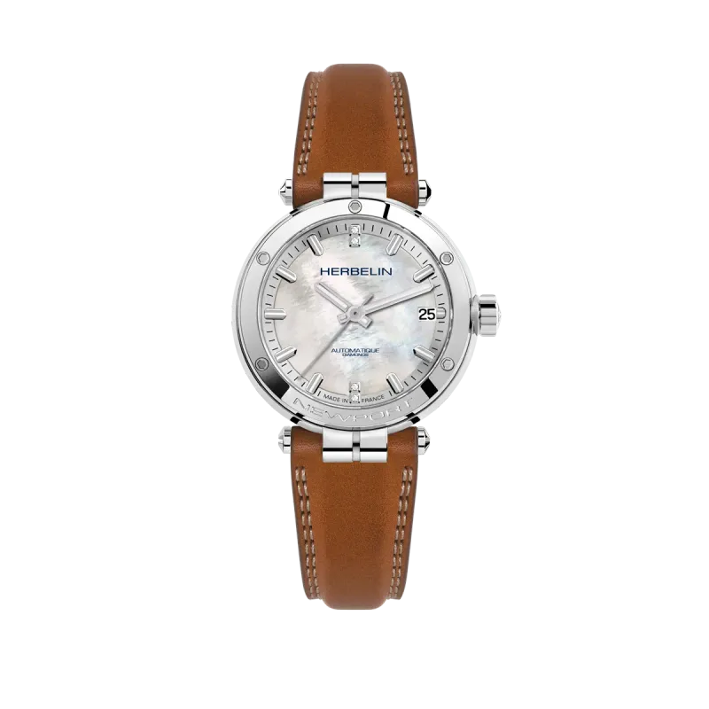 Newport Automatique Nacre Blanche