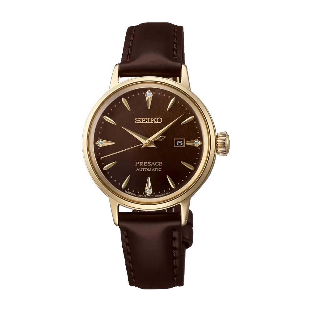 Presage Cocktail Time 30,28mm Jamaican Coffee
