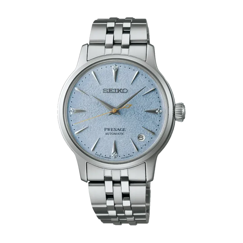 Presage Cocktail Time 34mm Frozen Sky Diving Bleu