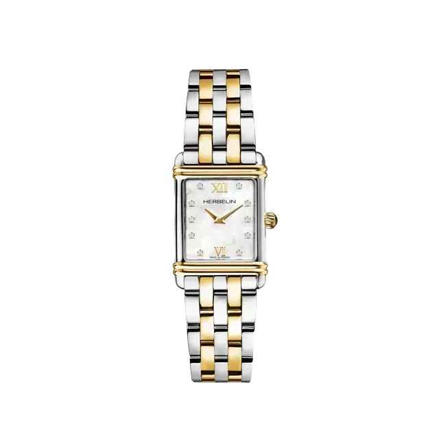 Art Déco Bicolore et Zirconium