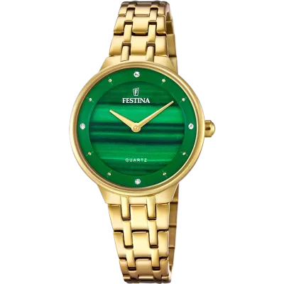 Dame cadran dégradé vert