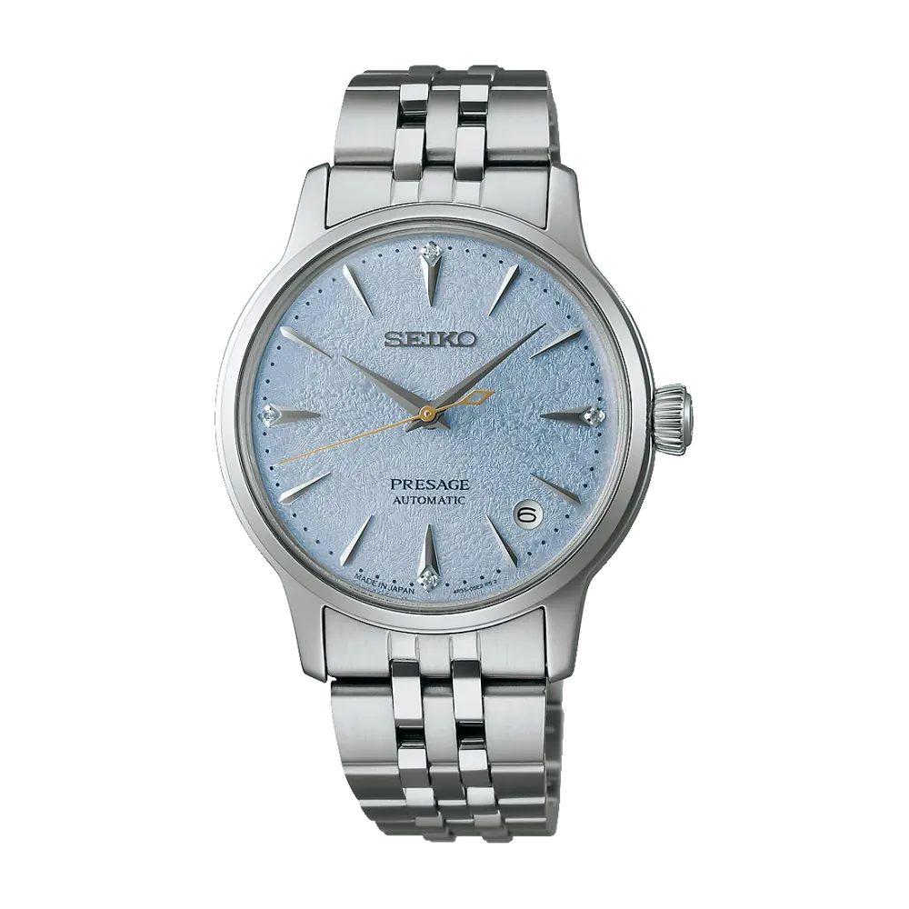 Presage Cocktail Time 34mm Frozen Sky Diving Bleu Presage Cocktail Time 34mm Frozen Sky Diving Bleu