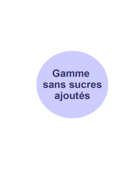 Gamme sans sucres
